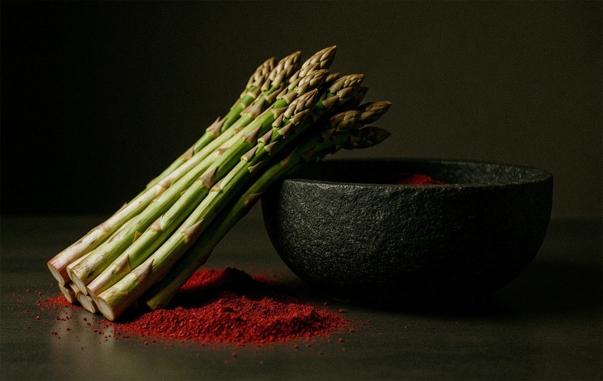 Fresh local asparagus